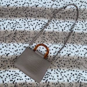 Taupe Crossbody Purse